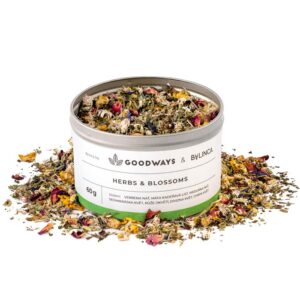 čaj Herbs a Blossoms ve znovupoužitelné krabičce
